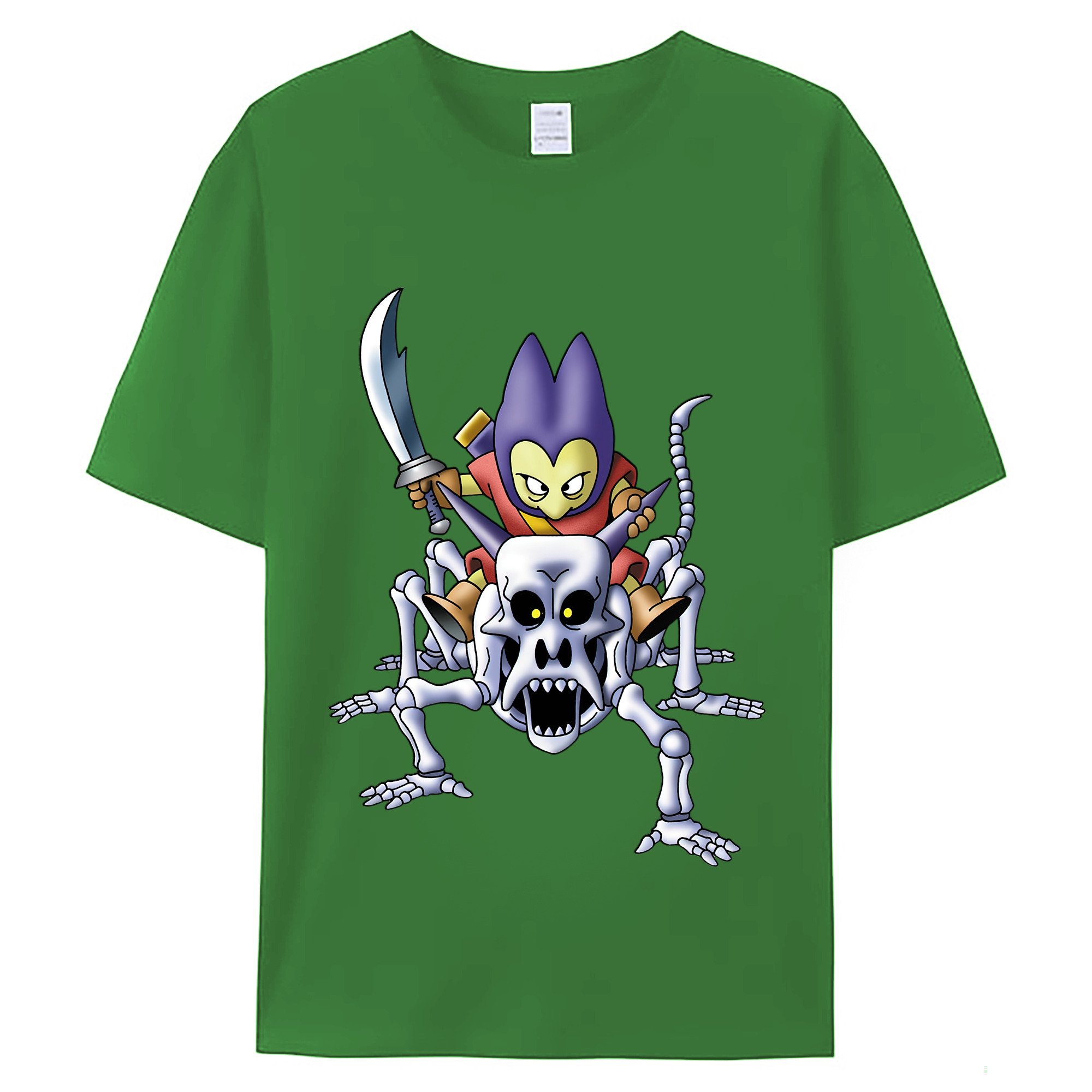 （画像用） ドラゴンクエスト Doragon Kuesuto Dragon Quest レディースカジュアルプリントTシャツ（綿100％）
